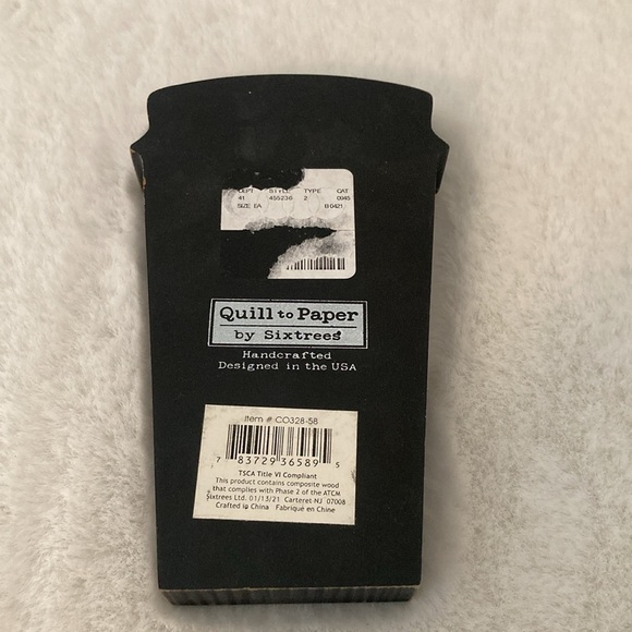 Distressed Life Happens Coffee Helps Tabletop Sign - Picture 2 of 5